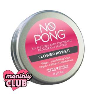 No Pong Flower Power Vegan Monthly Club